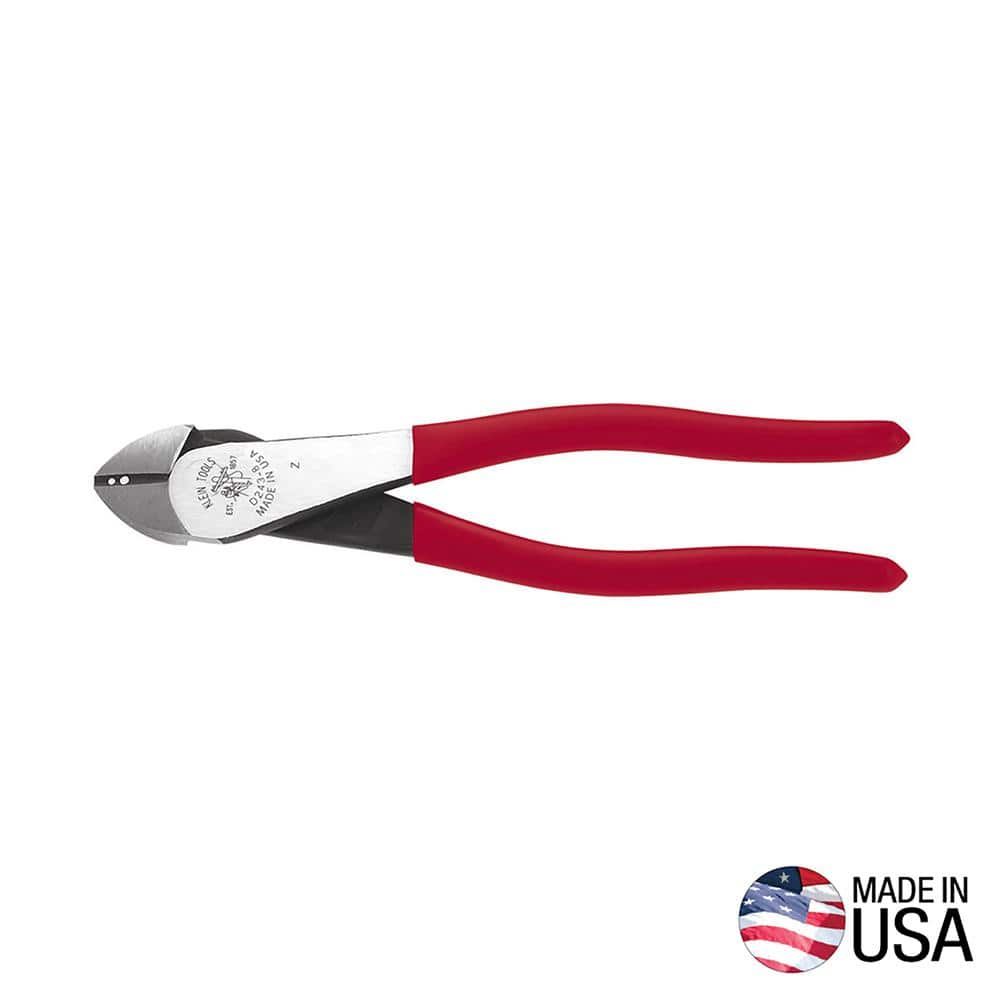 Klein Tools 8 in. High Leverage Diagonal Cutting Pliers with Stripping Holes