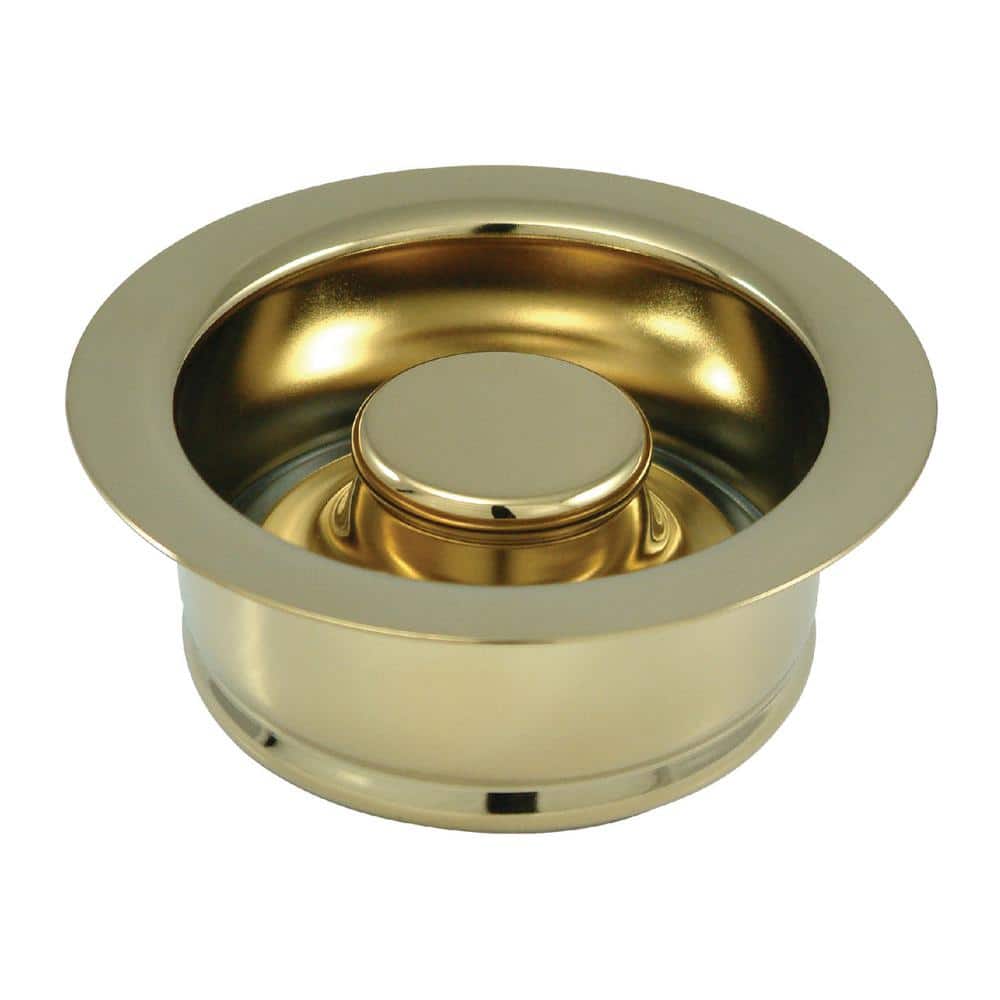 Kingston Brass 4-1/2 in. Garbage Disposal Flange and Stopper in Polished Brass (1)
