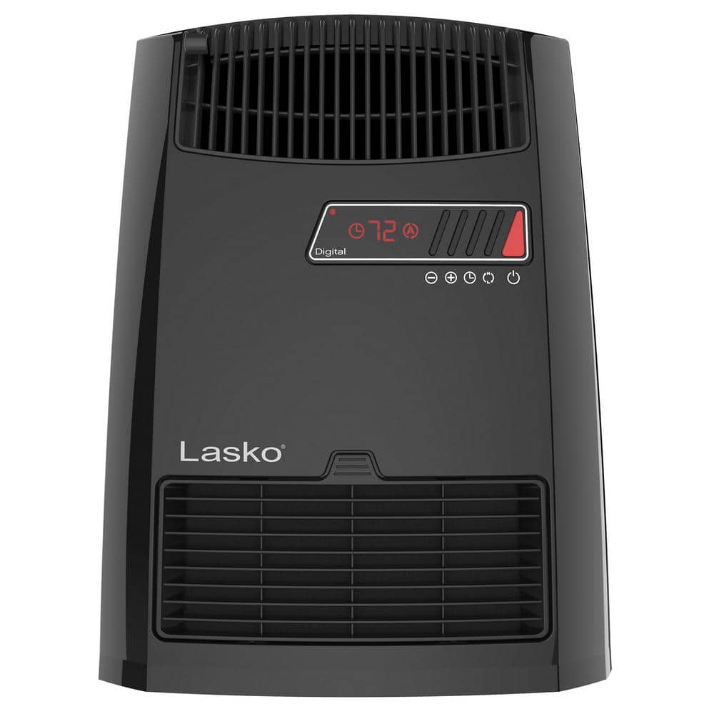 Lasko 13 in. 1500-Watt Electric Digital Ceramic Space Heater with Warm Air Motion Technology and 8-Hour Timer (2)