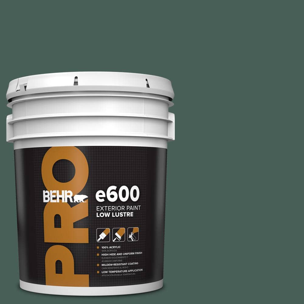 BEHR PRO 5 gal. #M440-7 Rainforest Low Luster Exterior Paint