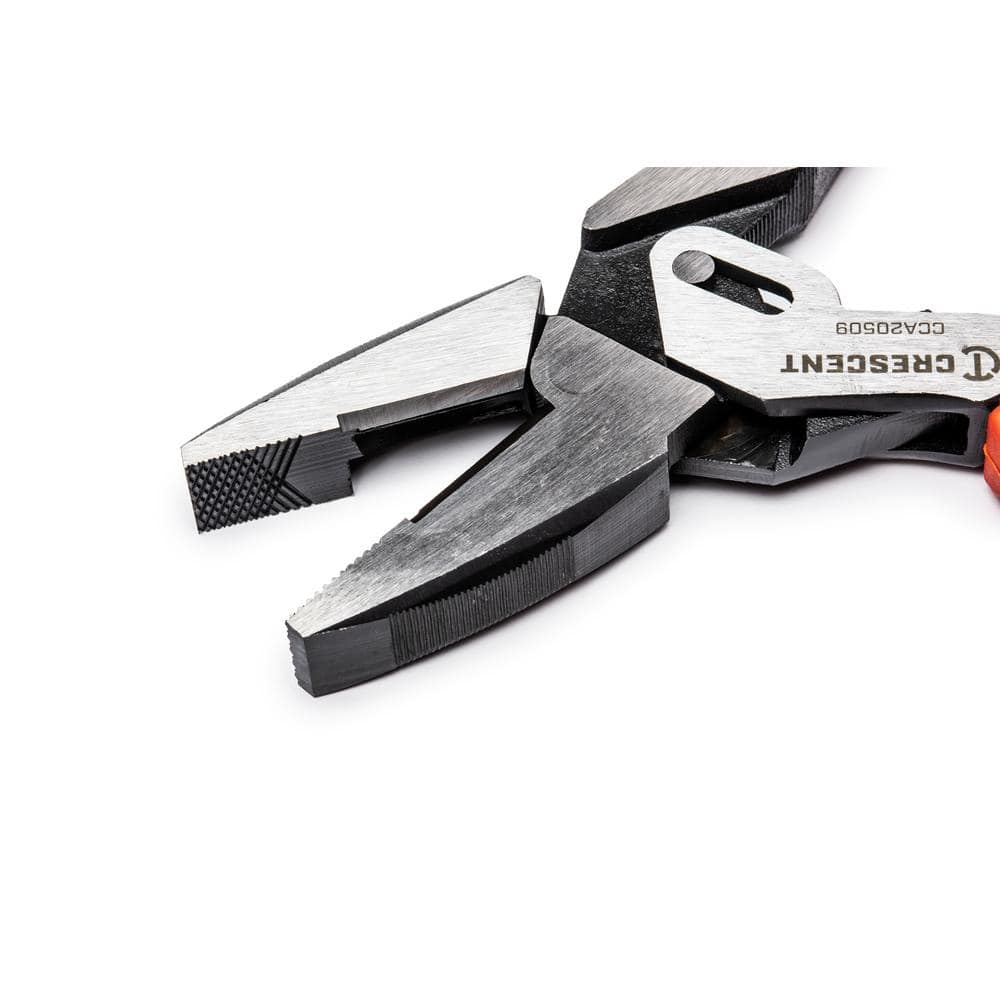 Crescent 9 in. Pivot Action Dual Material Grip Lineman's Compound Action Pliers (2)