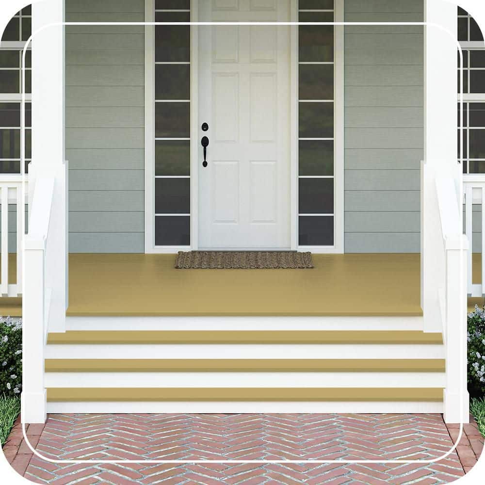 BEHR PREMIUM #M310-5 Textured Low-Lustre Enamel Interior/Exterior Porch and Patio Anti-Slip Floor Paint (2)