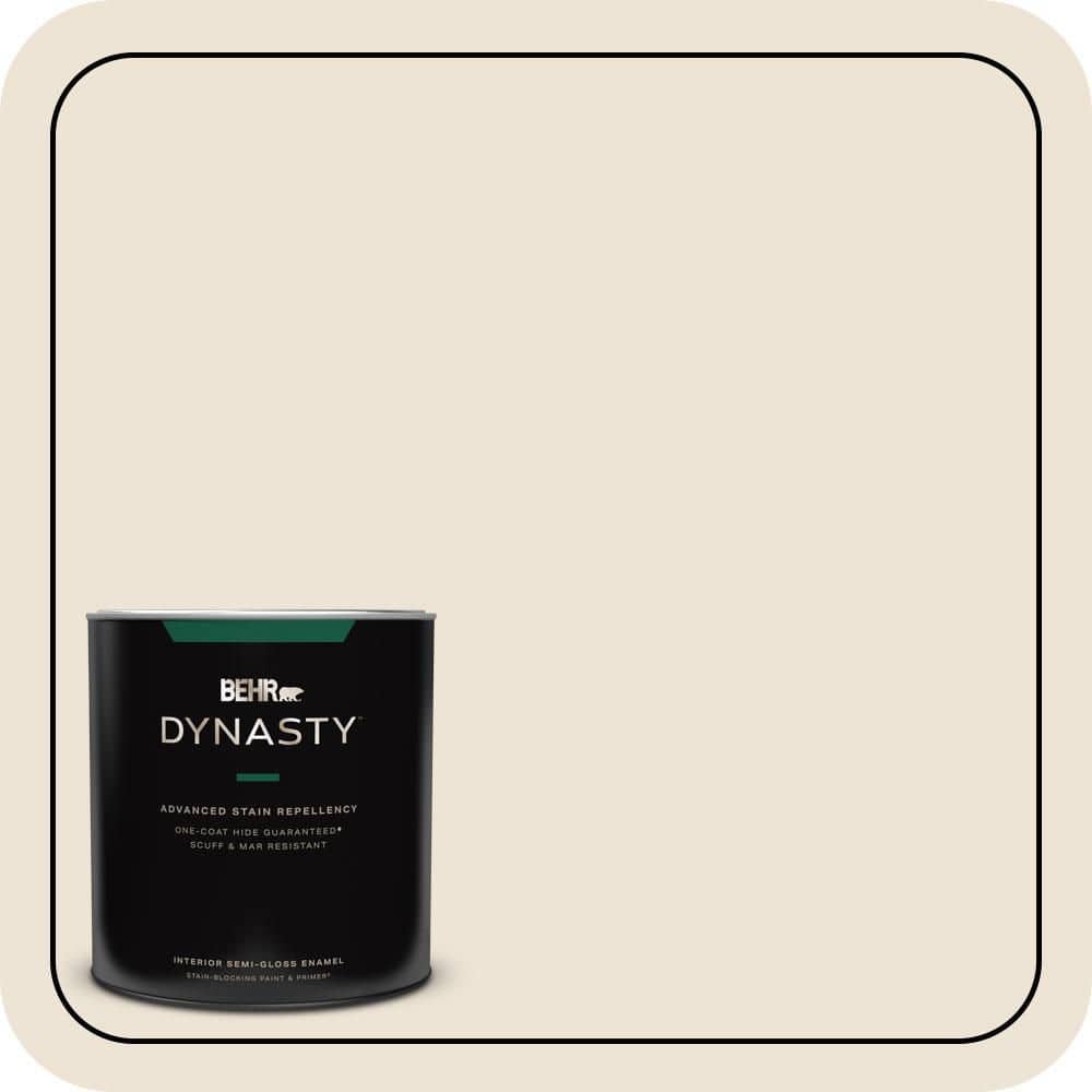 BEHR DYNASTY 1 qt. #QE-09 Pavillion Semi-Gloss Enamel Interior Stain-Blocking Paint & Primer