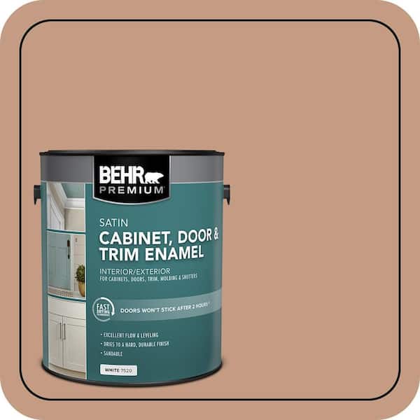 BEHR PREMIUM 1 gal. #S210-4 Canyon Dusk Satin Enamel Interior/Exterior Cabinet, Door & Trim Paint (2)