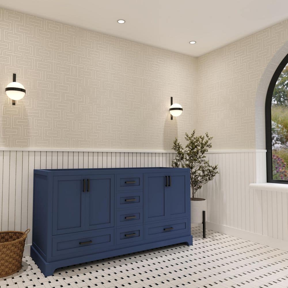 AYNA DECORS Maya Bath Vanity Cabinet without Top Assembled (2)