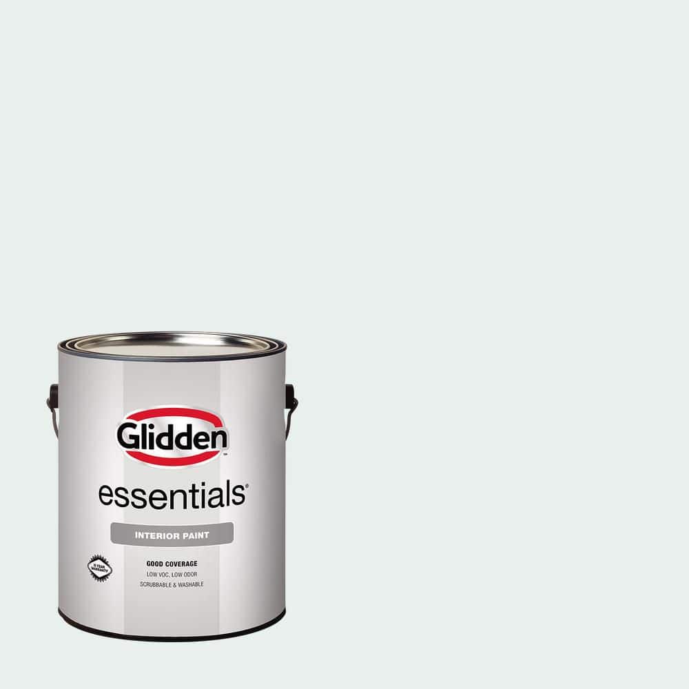 Glidden Essentials 1 gal. PPG1153-1 Ice Castles Flat Interior Paint
