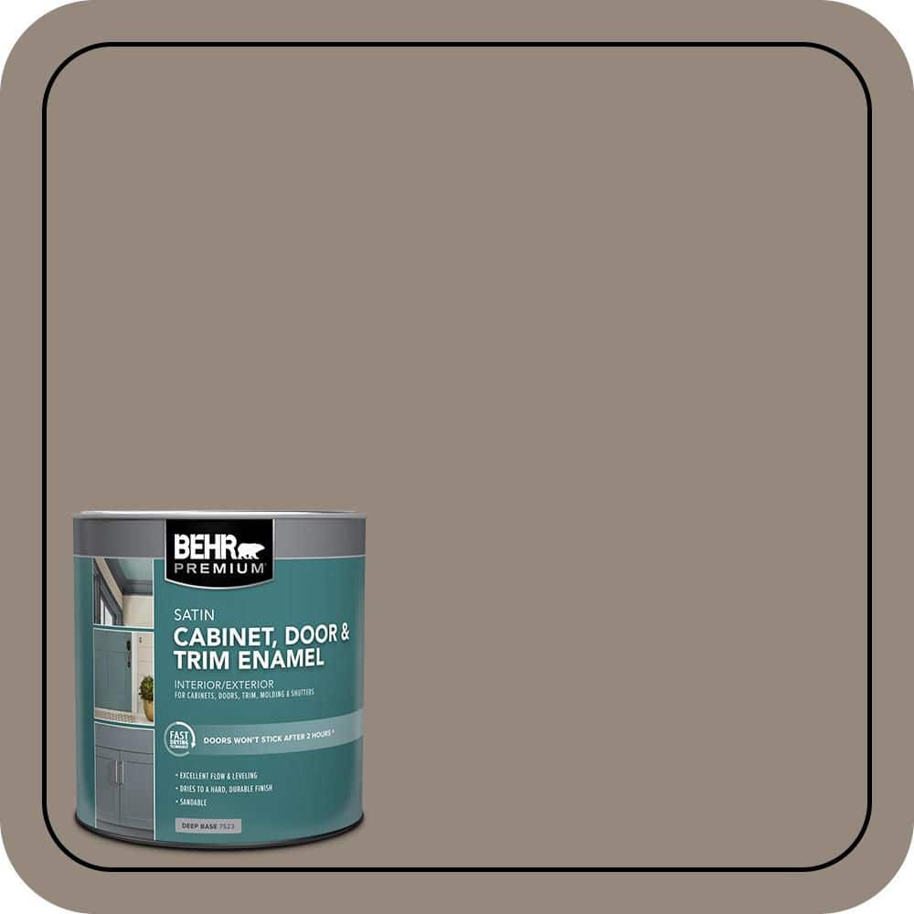 BEHR PREMIUM 1 qt. #MQ2-57 Art District Satin Enamel Interior/Exterior Cabinet, Door & Trim Paint (1)