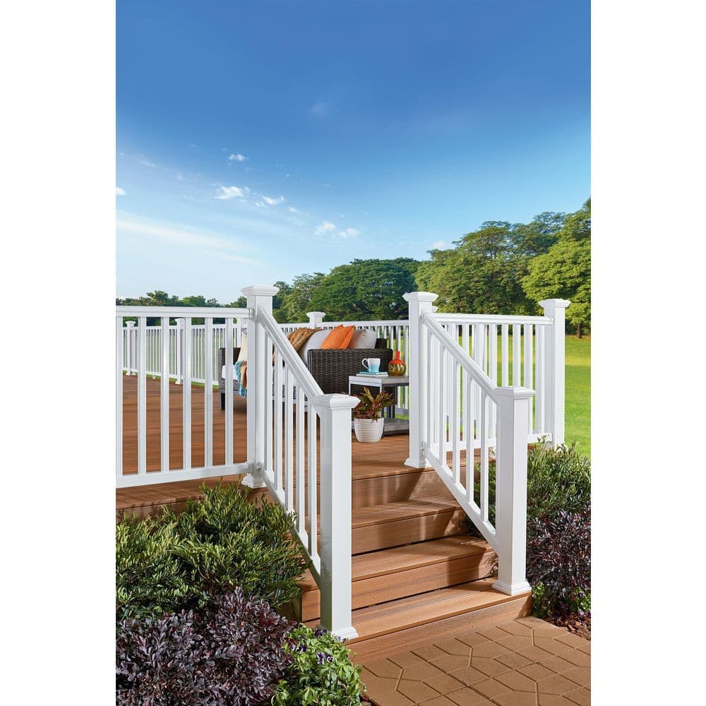 Fiberon ArmorGuard Regency/Enclave White Nylon Stair Rail Hardware Kit (3)