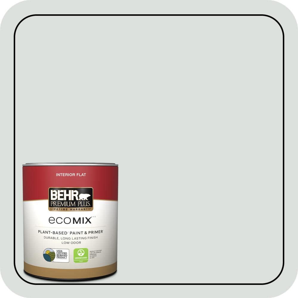BEHR PREMIUM PLUS #BL-W11 Tinsmith Enamel EcoMix Plant-Based & Primer (1)