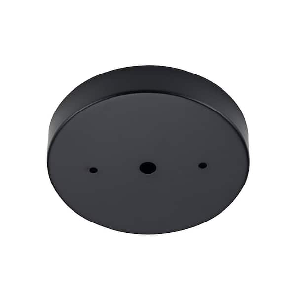 Bel Air Lighting 5 in. Matte Black Ceiling Canopy Kit for Hanging Light Fixtures