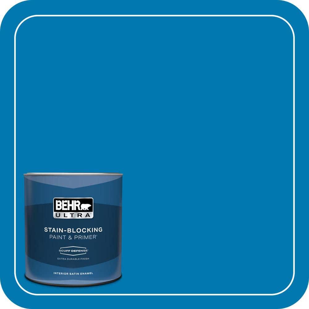 BEHR ULTRA 1 qt. #S-G-540 Song Bird Extra Durable Satin Enamel Interior Paint & Primer