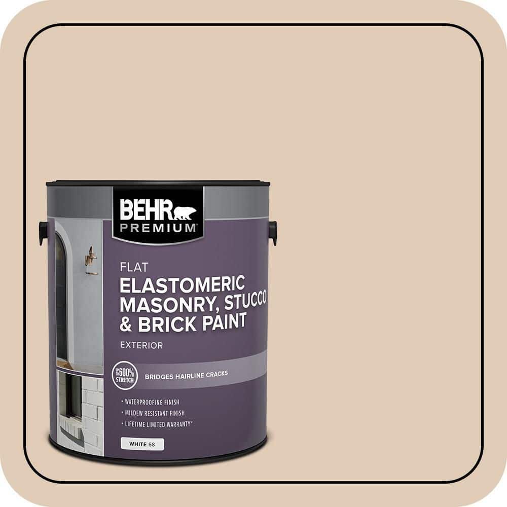 BEHR PREMIUM 1 gal. #S240-2 Rice Crackers Elastomeric Masonry, Stucco and Brick Exterior Paint (1)