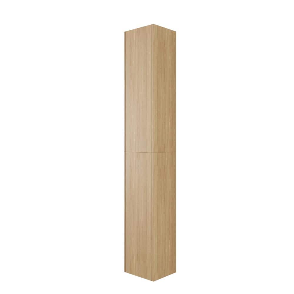 Malwee 24 in. Unassembled Plywood Bathroom Storage Wall Cabinet in Light Oak (3)