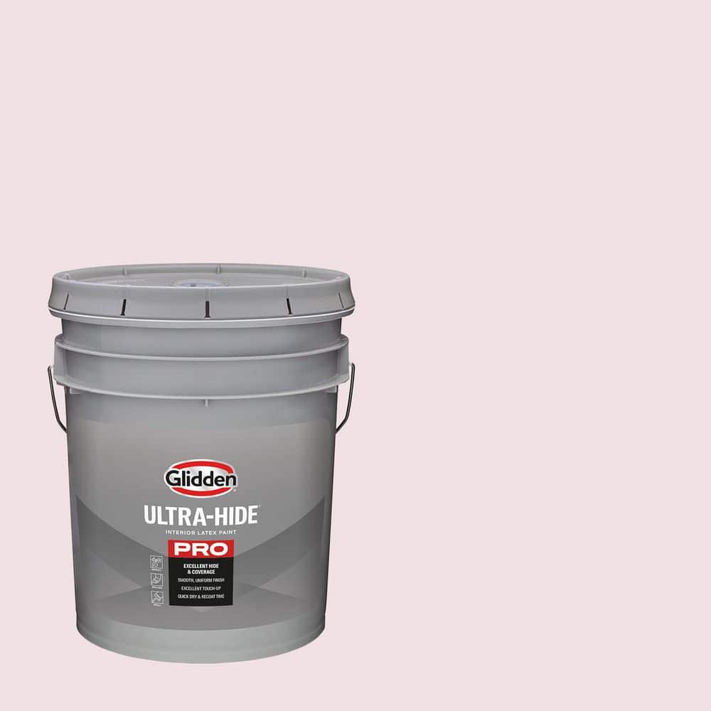 Glidden Ultra-Hide 5 gal. PPG1182-1 Full Bloom Satin Interior Paint