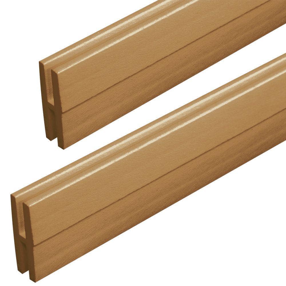 Veranda 4 ft. Sierra Cedar Vinyl Lattice Divider (2-Pack)