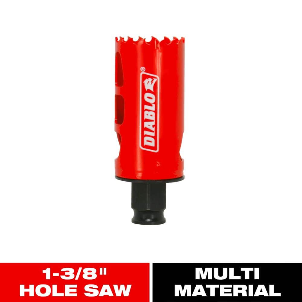 DIABLO 1-3/8 in. Bi-Metal Hole Saw with 2-3/8 in. Cutting Depth