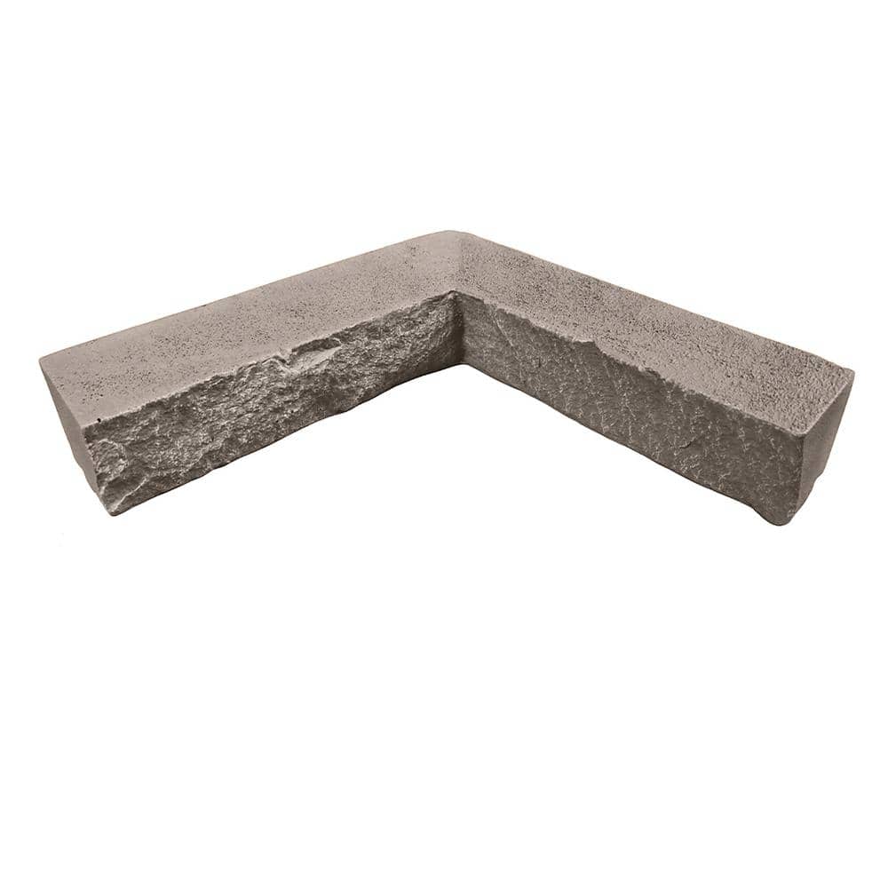 GenStone Stacked Stone Desert Sunrise 12 in. x 2 in. x 3.5 in. Faux Stone Siding Inside Corner Ledger