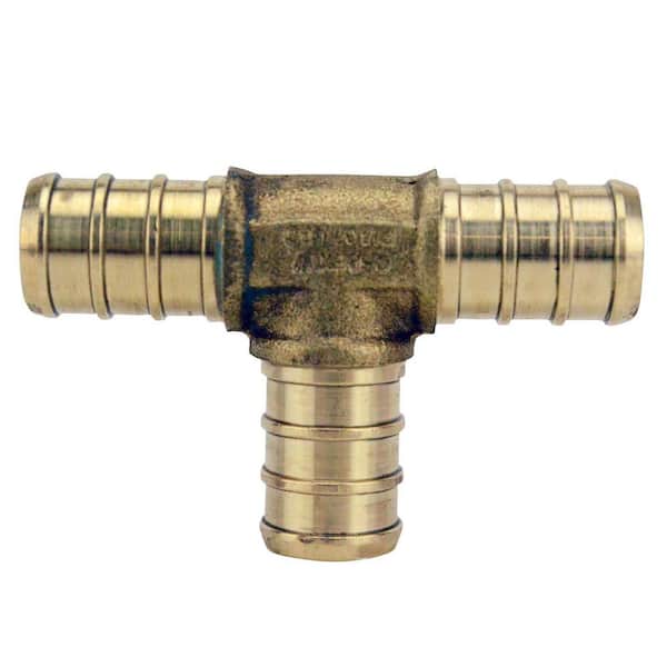 Apollo 1/2 in. Brass PEX-B Barb Tee (2)