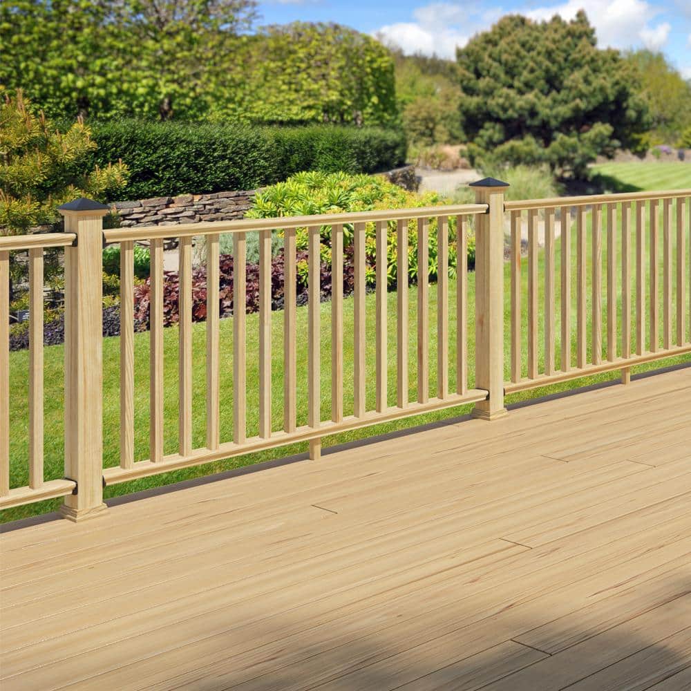 ProWood 2 in. x 4 in. x 6 ft. Pressure-Treated Routed Hand Rail (4-Pack) (2)
