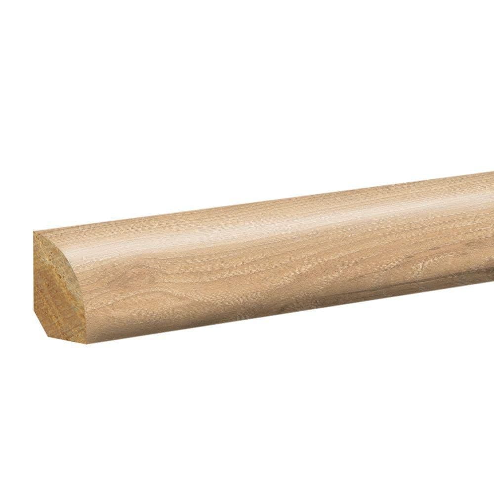 PERFORMANCE ACCESSORIES Branson Hickory 0.62 in. T x 0.75 in. W x 94.5 in. L Textured Wood Look Laminate Moulding/Trim Quarter Round Molding (2)