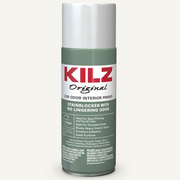 KILZ Original 13 oz. White Low-Odor Oil-Based Interior Primer Spray, Sealer, and Stain Blocker (2)