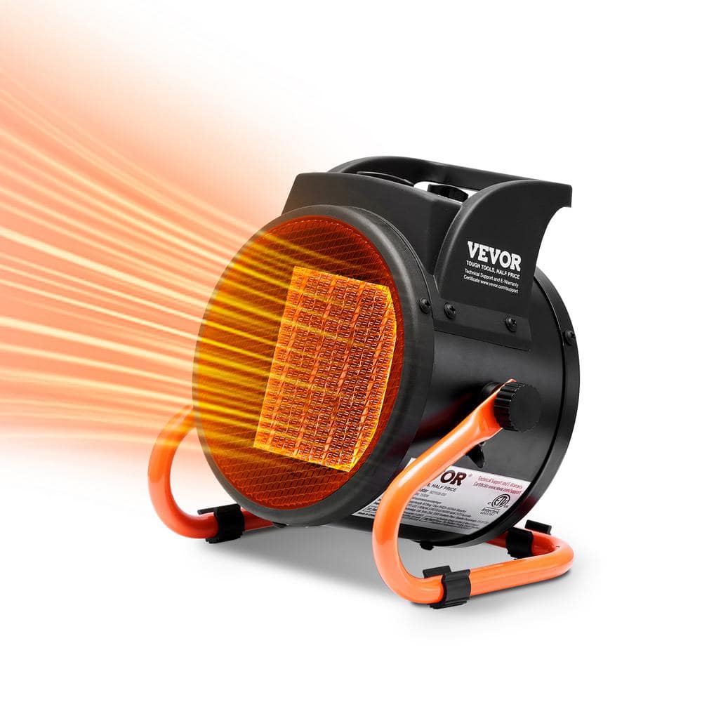 VEVOR Greenhouse Heater 1500 Watt PTC Fast Heating with Overheat Protection 3-Speed Setting Tent Heater Portable Heater Fan (1)
