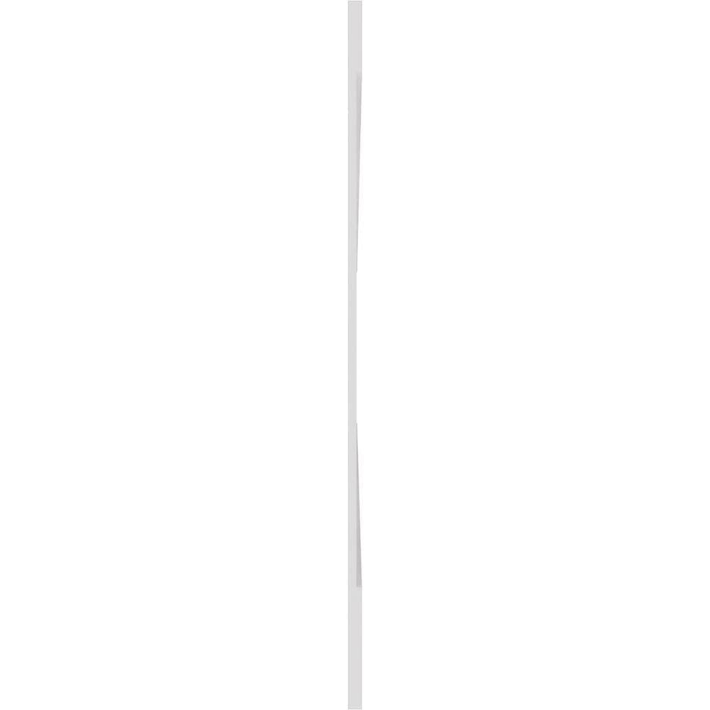 Ekena Millwork 32 in. H x 94-1/2 in. W 21.04 sq. ft. Norwood PVC Wainscot Paneling Kit (3)