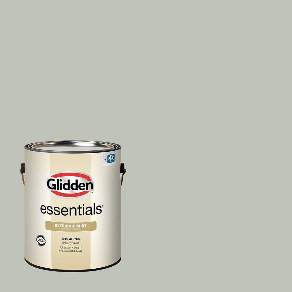 Glidden Essentials 1 gal. PPG1128-4 Balsam Semi-Gloss Exterior Paint