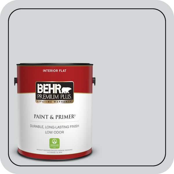 BEHR PREMIUM PLUS #750E-2 Twilight Gray Enamel Low Odor & Primer (2)