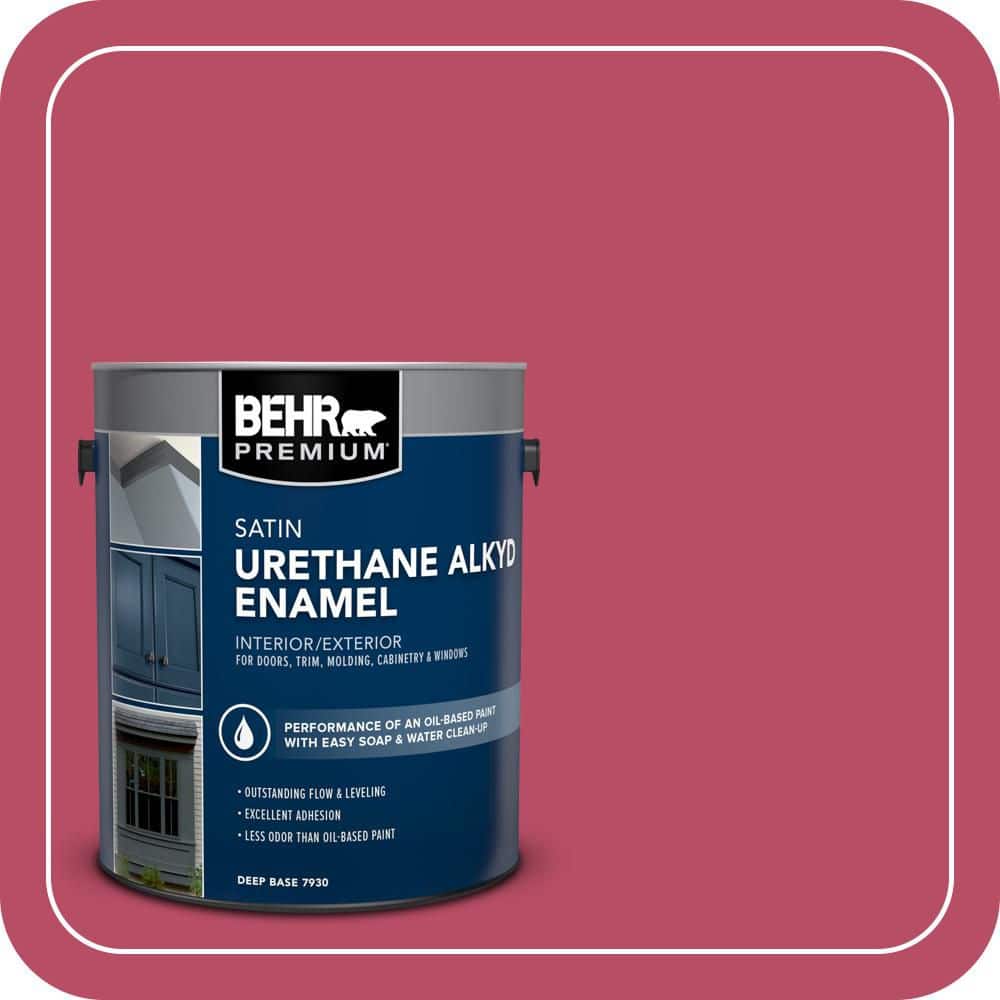 BEHR PREMIUM 1 gal. #P130-7 Glamorous Urethane Alkyd Satin Enamel Interior/Exterior Paint