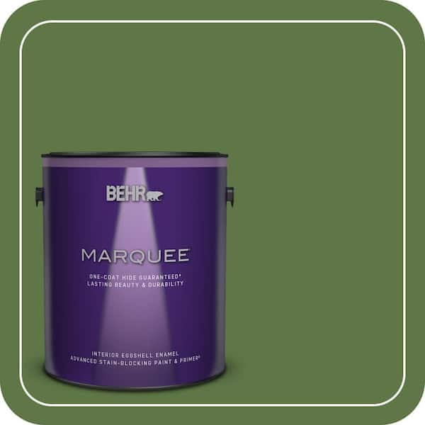 BEHR PREMIUM PLUS #420D-7 Dill Pickle Enamel Low Odor & Primer (3)
