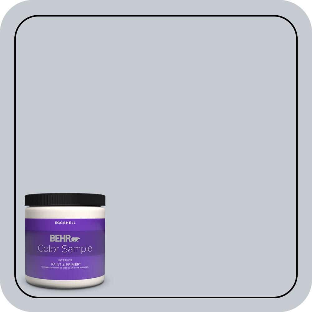 BEHR PREMIUM PLUS 8 oz. #MQ5-18 Paparazzi Flash Eggshell Enamel Interior Paint & Primer Color Sample