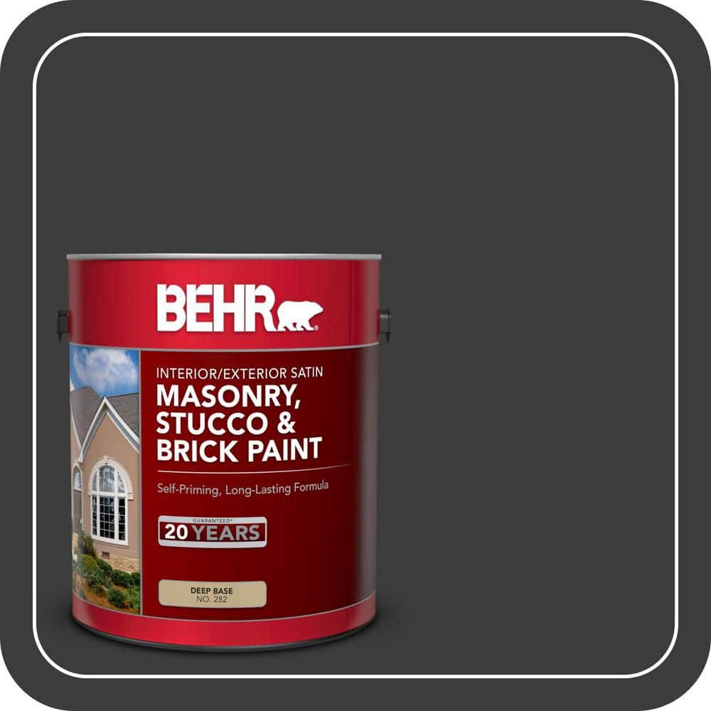 BEHR 1 gal. #MQ5-05 Limousine Leather Satin Interior/Exterior Masonry, Stucco and Brick Paint
