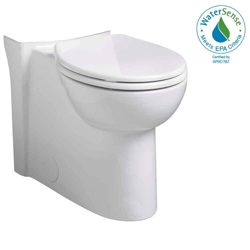 American Standard Cadet 3 FloWise Concealed Trapway Tall Height 1.28 GPF Round Toilet Bowl Only in White (3)