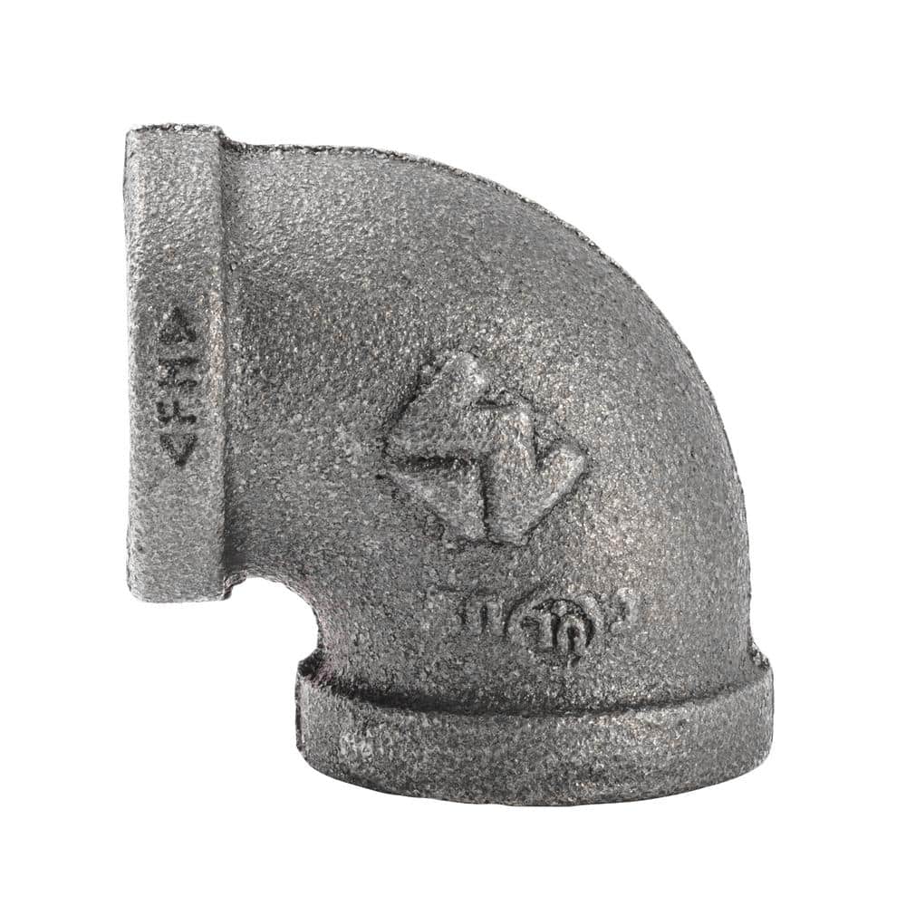 Southland 3/4 in. Black Malleable Iron 90 Degree FPT x FPT Elbow Fitting (2)