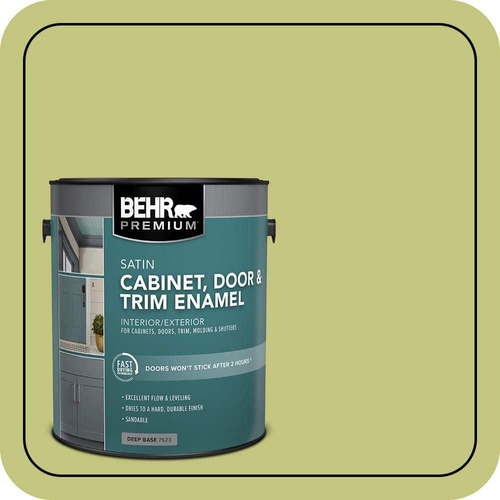 BEHR PREMIUM 1 gal. #P360-4 Soda Pop Satin Enamel Interior/Exterior Cabinet, Door & Trim Paint
