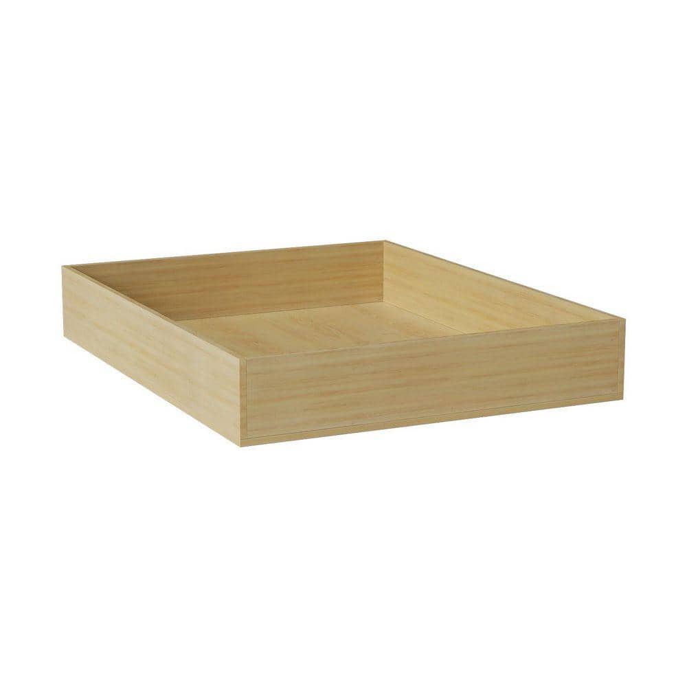 Sinber 26 in. W x 20.4 in. D x 3.3 in. H in Wood Color Rollout Drawer for Kitchen Cabinets and Shelves