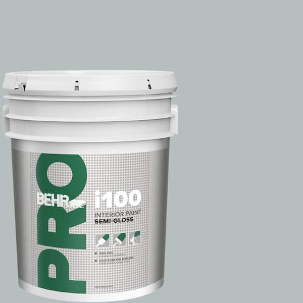 BEHR PRO 5 gal. #720E-3 Rocky Mountain Sky Semi-Gloss Interior Paint (2)