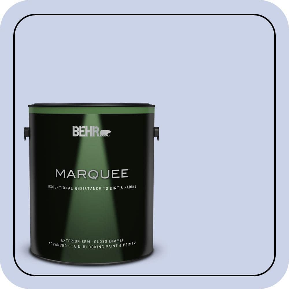 BEHR MARQUEE 1 gal. #600A-2 Lazy Sunday Semi-Gloss Enamel Exterior Paint & Primer