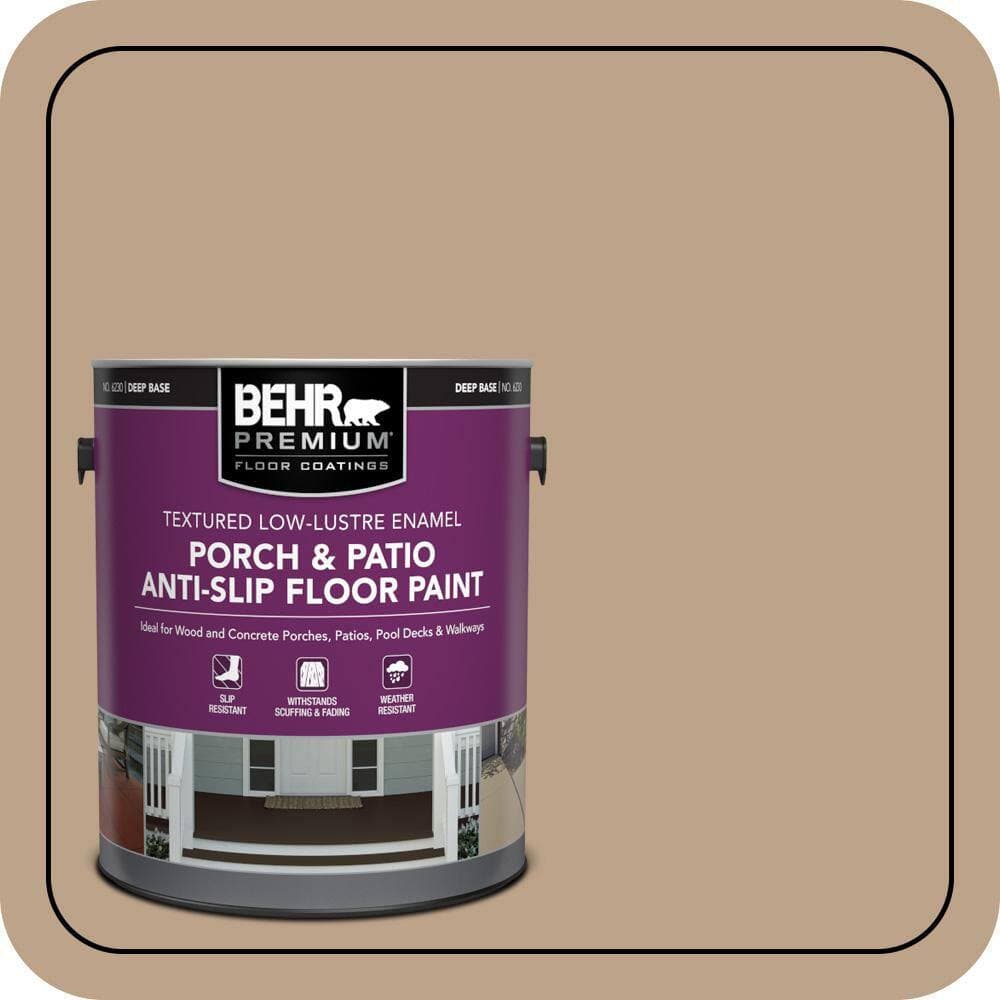 BEHR PREMIUM #N260-4 Textured Low-Lustre Enamel Interior/Exterior Porch and Patio Anti-Slip Floor Paint (1)