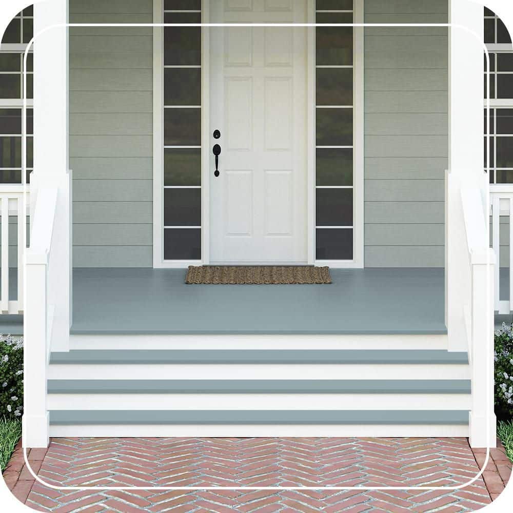 BEHR PREMIUM #BXC-28 Textured Low-Lustre Enamel Interior/Exterior Porch and Patio Anti-Slip Floor Paint (2)