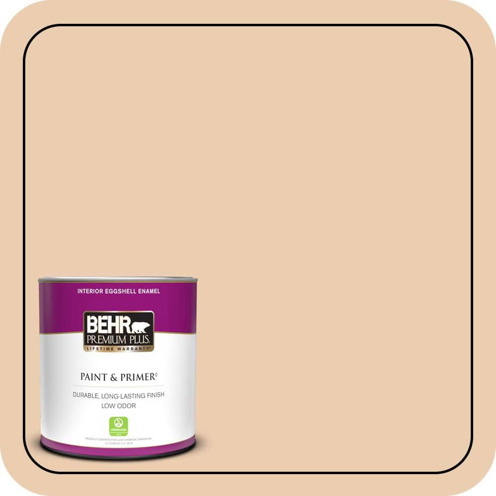 BEHR PREMIUM PLUS #BXC-64 Shortbread Cookie Enamel Interior/Exterior Paint & Primer Color Sample