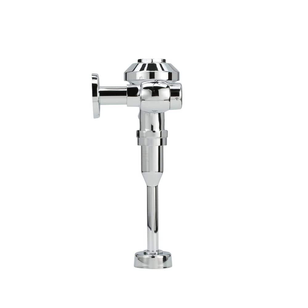 Zurn Aquaflush Exposed Manual Diaphragm Flush Valve with 0.5 GPF, Sweat Solder Kit, and Cast Wall Flange in Chrome (3)