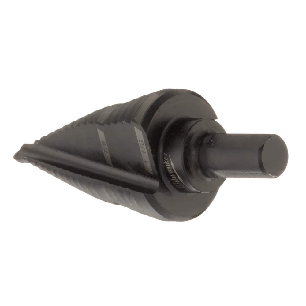 Milwaukee 7/8 in. - 1-1/8 in. #9 Black Oxide Step Drill Bit 2-Steps (2-Pack) (3)