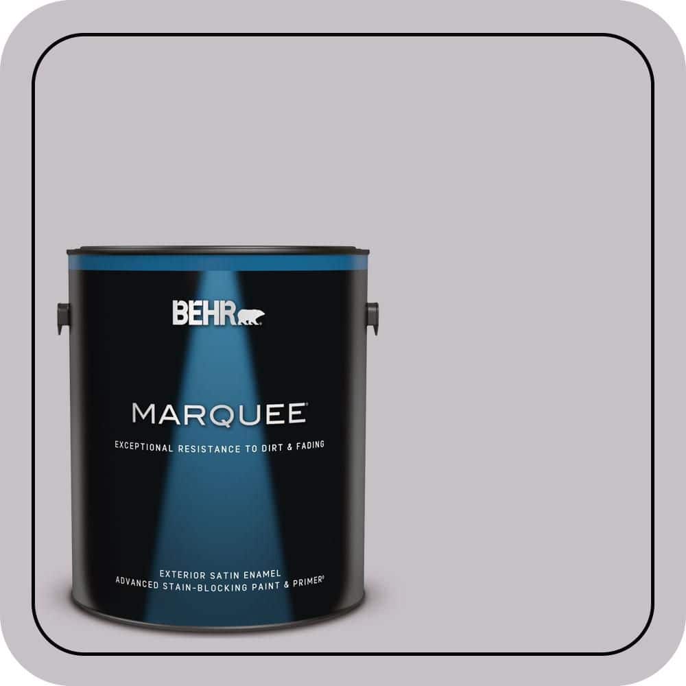 BEHR MARQUEE 1 gal. #MQ5-32 Such Melodrama Satin Enamel Exterior Paint & Primer