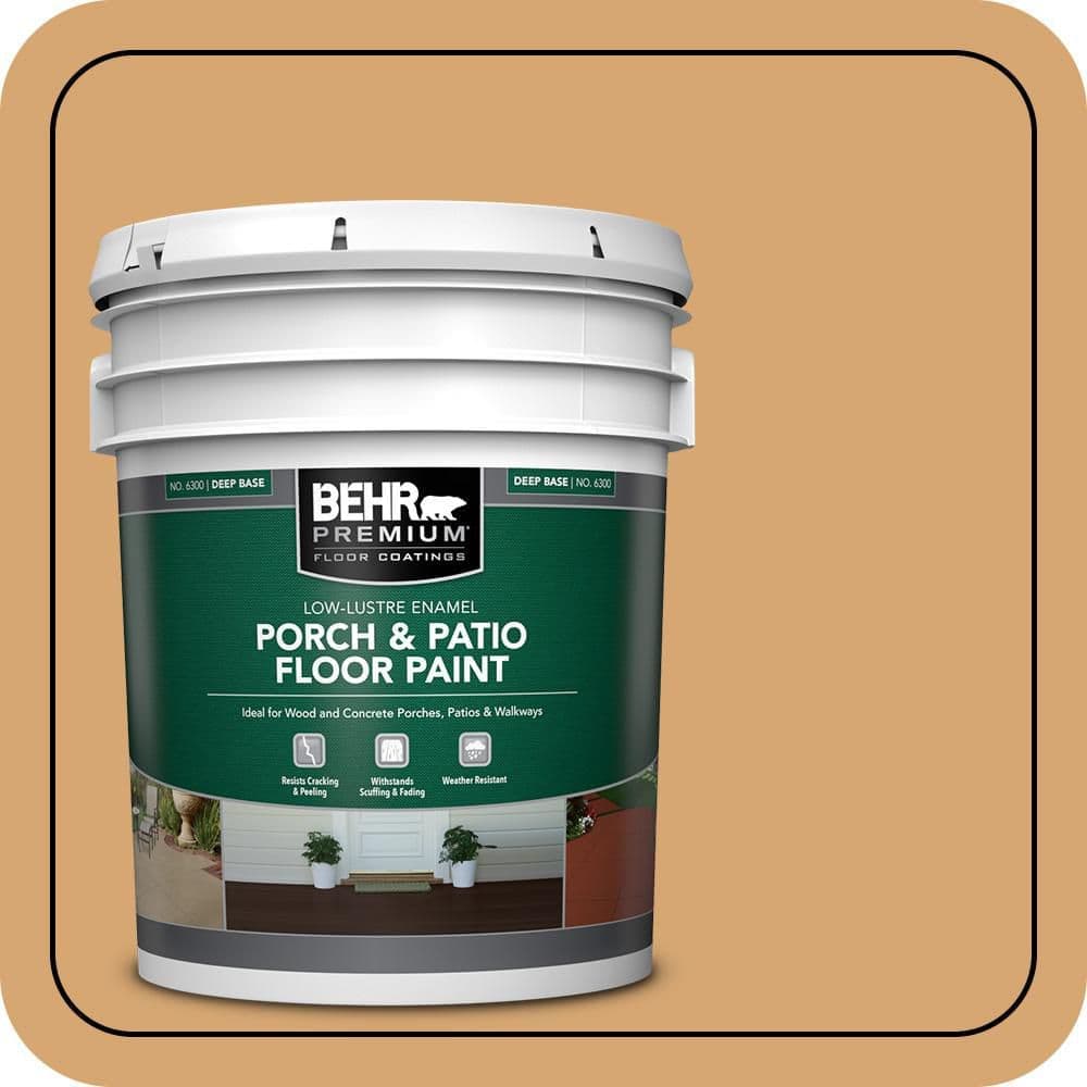 BEHR PREMIUM #M250-4 Textured Low-Lustre Enamel Interior/Exterior Porch and Patio Anti-Slip Floor Paint (1)