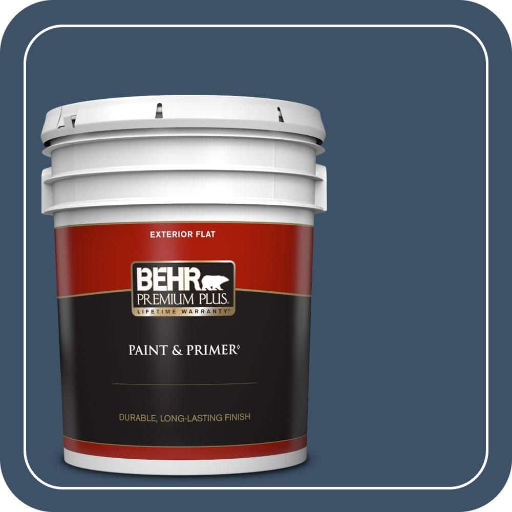 BEHR PREMIUM PLUS Home Decorators Collection #HDC-SM14-7 Midnight Mosaic Flat Low Odor & Primer (1)