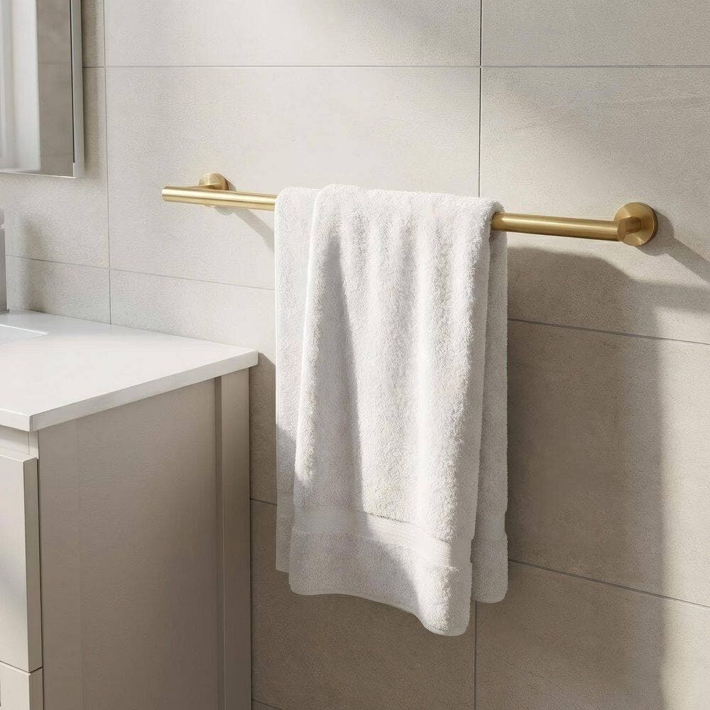 VEVETTA Wall Mounted Single Towel Bar (4)