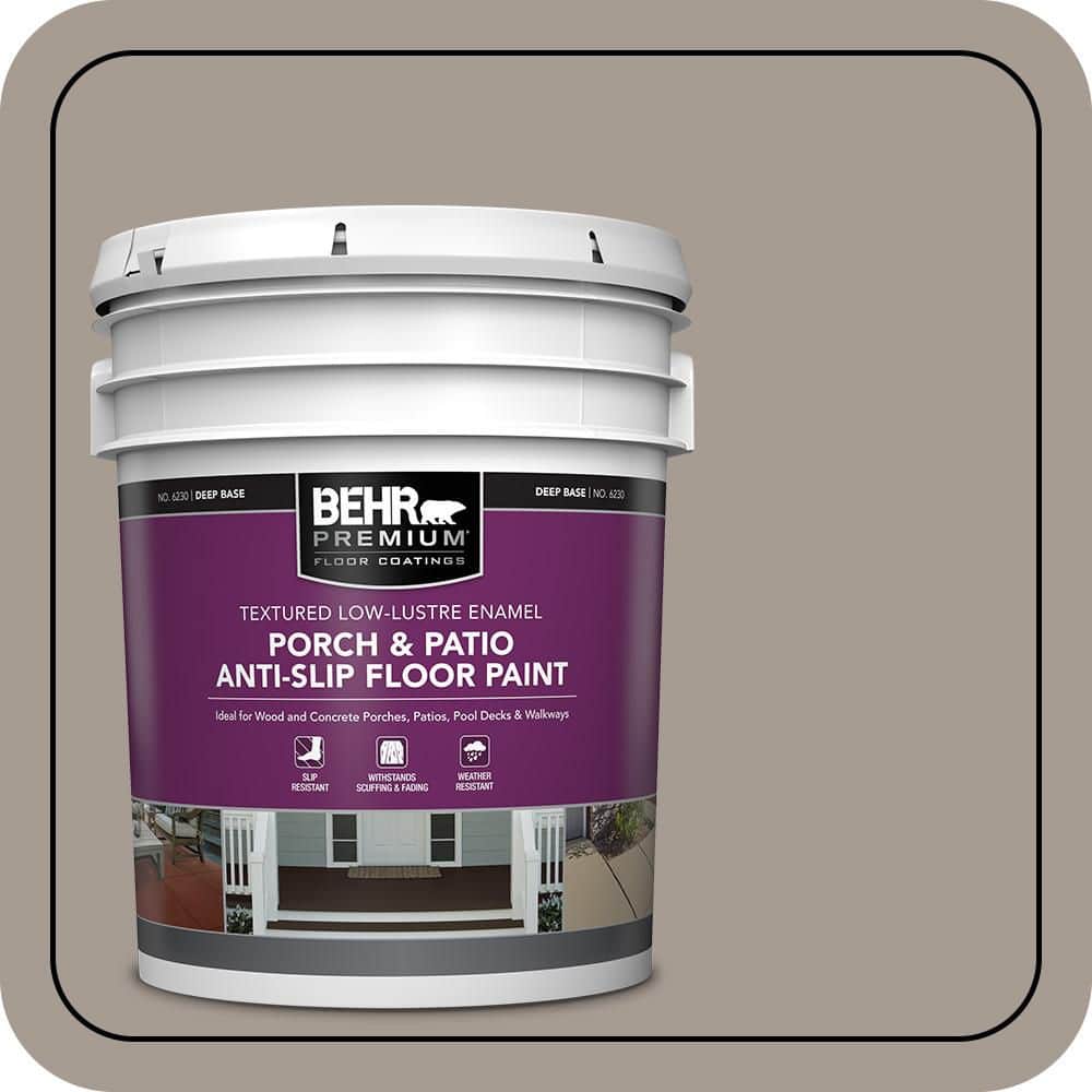 BEHR PREMIUM #N200-4 Low-Lustre Enamel Interior/Exterior Porch and Patio Floor Paint (1)