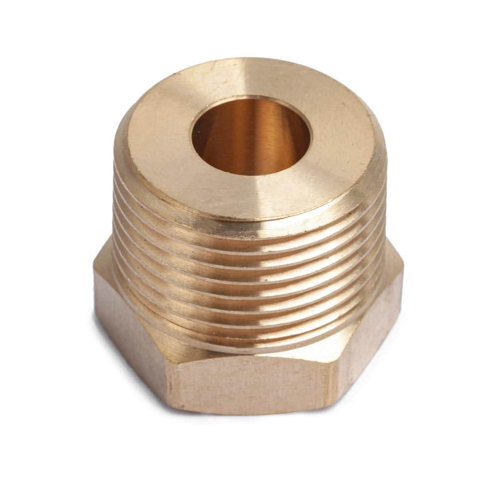 LTWFITTING 3/4 in. MIP x 1/4 in. FIP Brass Pipe Hex Bushing Fitting (5-Pack) (2)